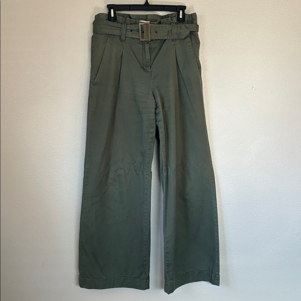 Express Olive Wide Leg Pants